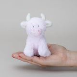 Highland Coo Mini Light Pink