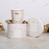 Floral Happy Birthday Mug