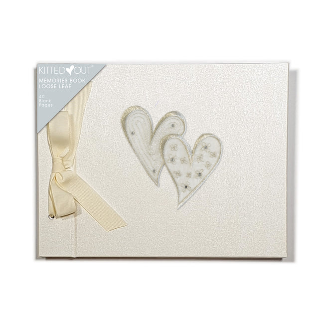 Double Love Hearts Loose Leaf Memories Book