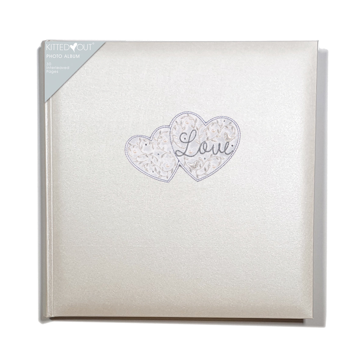 Large Double Hearts Love Wedding Photo Album – Scarlet Ribbons