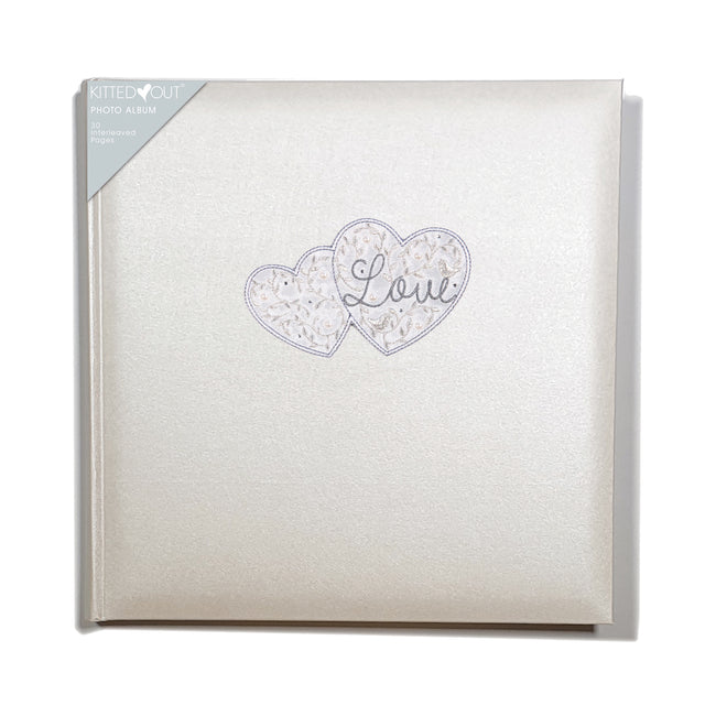 Large Double Hearts Love Wedding Photo Album