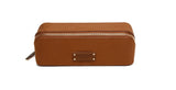 Alice Wheeler Fudge Suede Train Case - Small