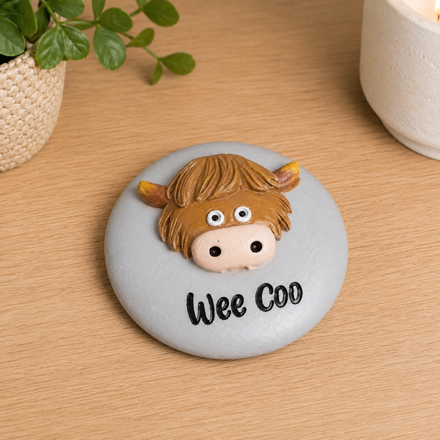 Highland Cow Plaque - Wee Coo