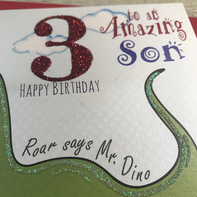 Son 3rd Birthday Card