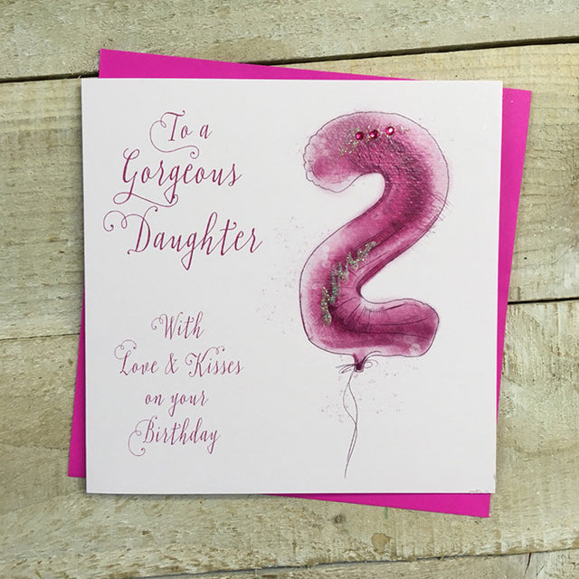 Daughter 2nd Birthday Card