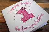 Daughter 1st Birthday Card