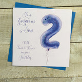 Son 2nd Birthday Card