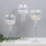 Set of 3 Goblet Candle Holders