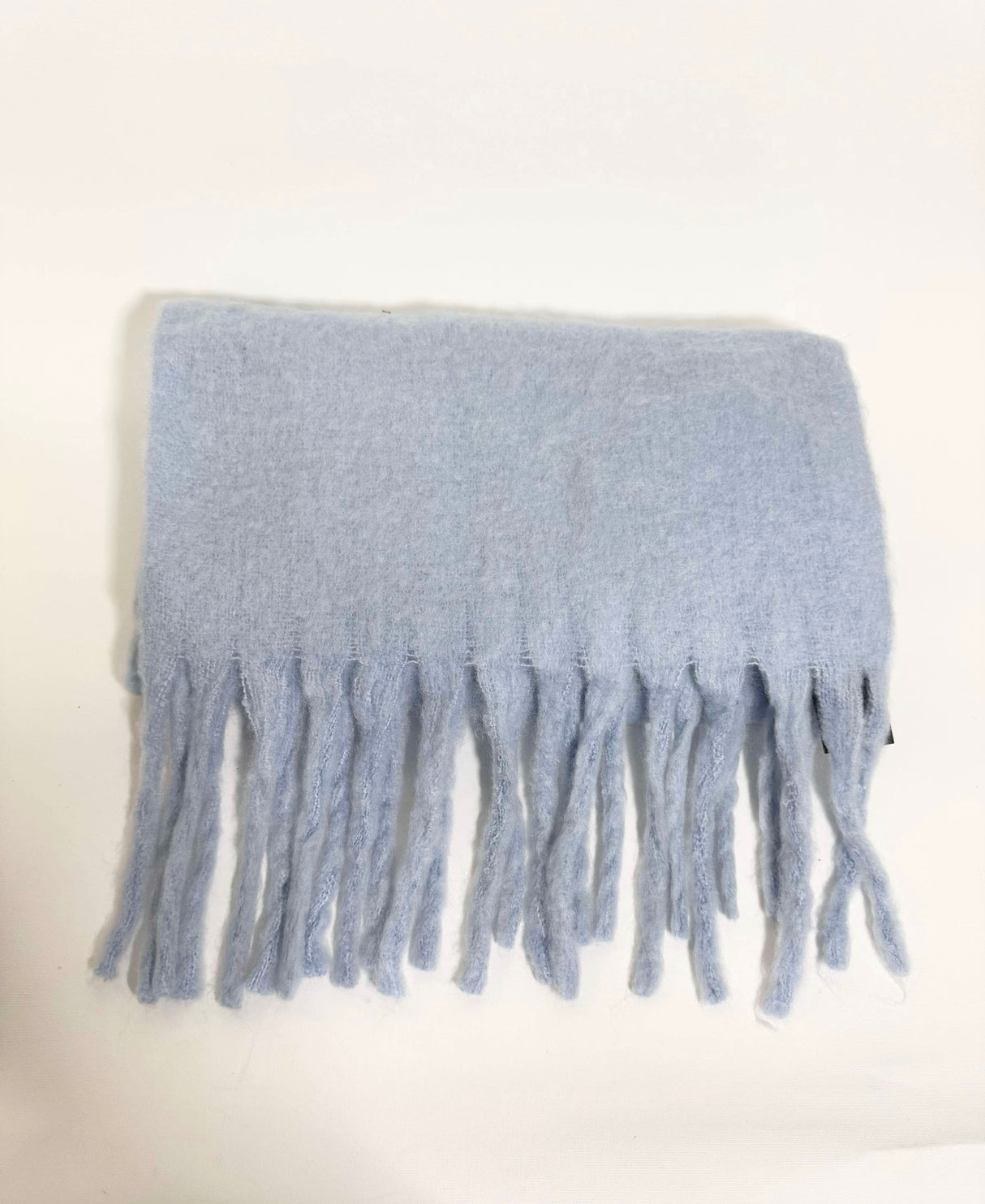 Fleece Blanket Scarf - Pale Blue