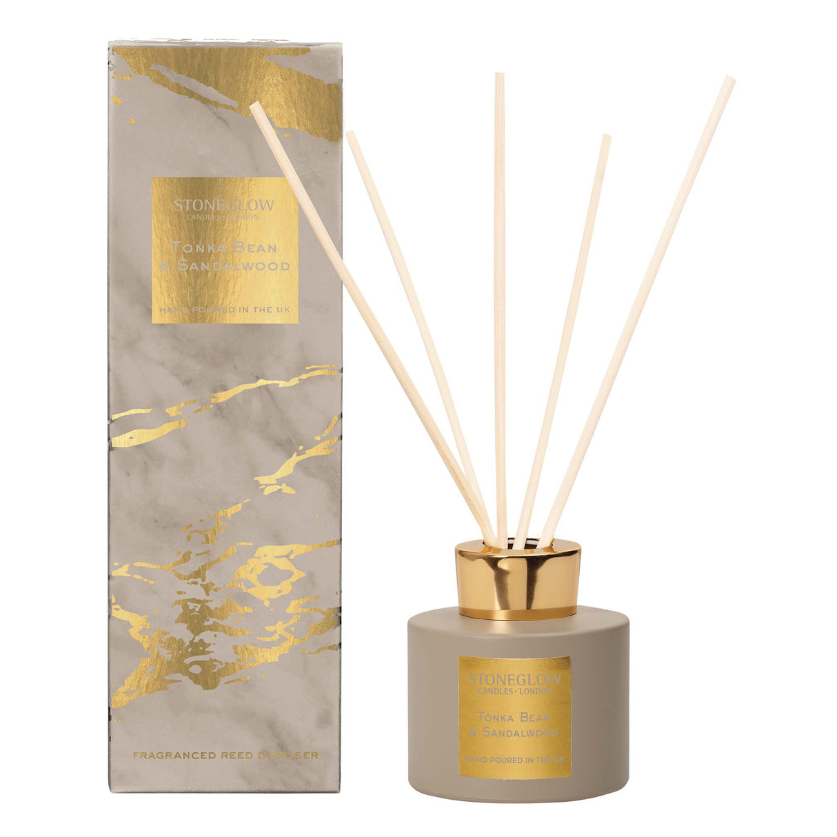 Stoneglow Luna Tonka Bean & Sandalwood Reed Diffuser