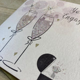 Flutes Engagement Card