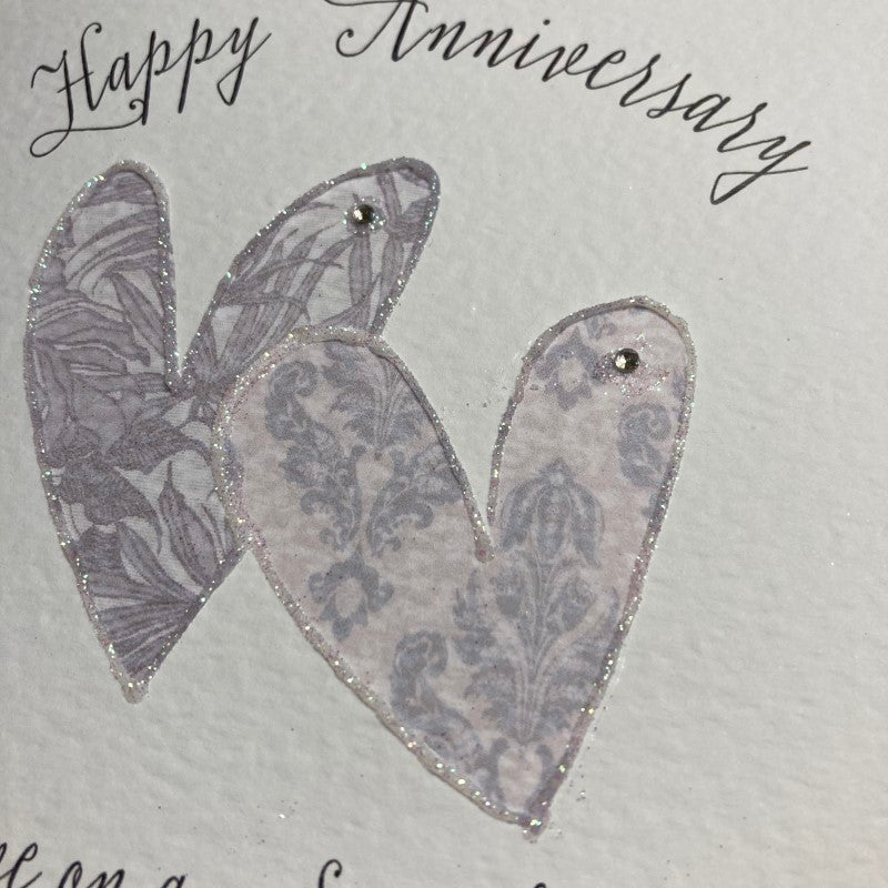 Happy Anniversary Hearts Card