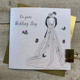 WC Wedding Dress Thistle Card