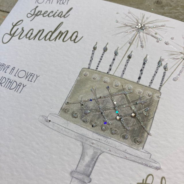 Special Grandma Cake Birthday Card
