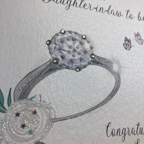 WC Son & Daughter-in-Law Ring Engagement Card