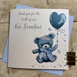 Thank You for Our New Grandson Teddy Card