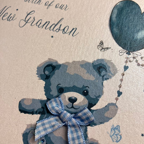 Thank You for Our New Grandson Teddy Card