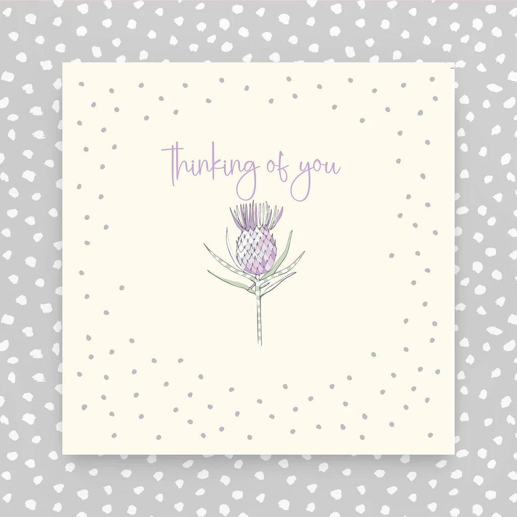 Molly Mae Thinking of you Thistle Card