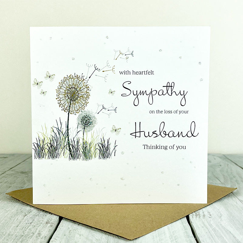 Husband Sympathy Card