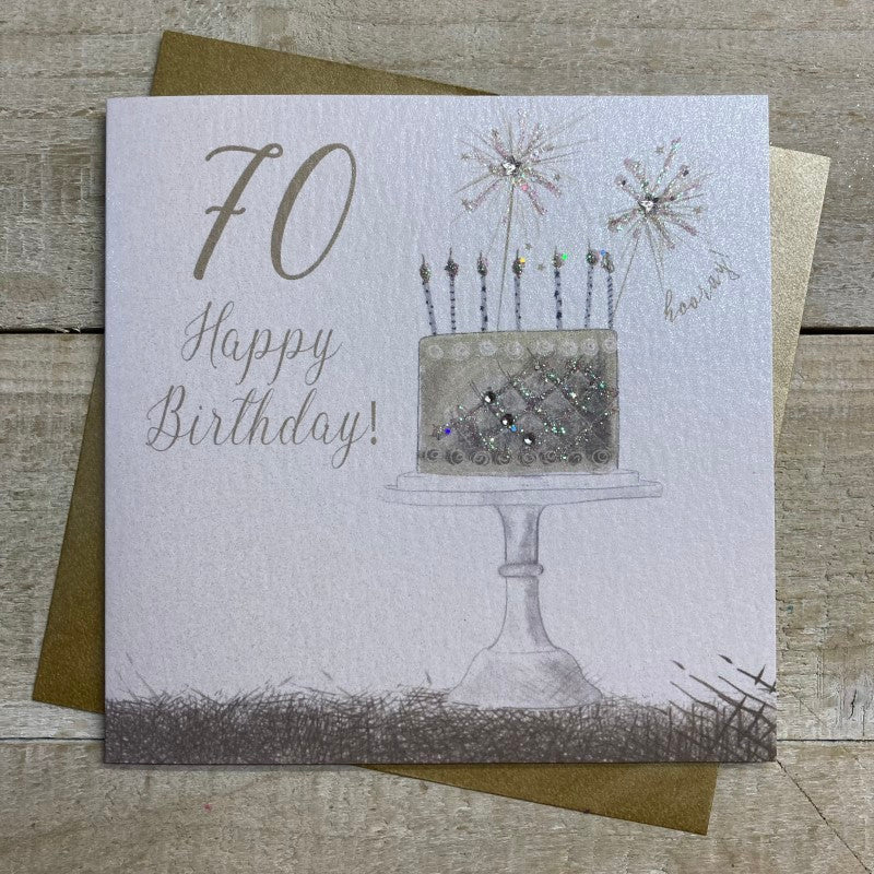 Female 70th Birthday Card