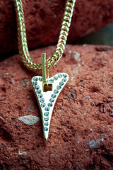 Miss Dee Gold Bracelet with CZ Heart