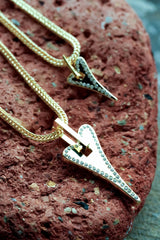 Miss Dee Gold Bracelet with CZ Heart