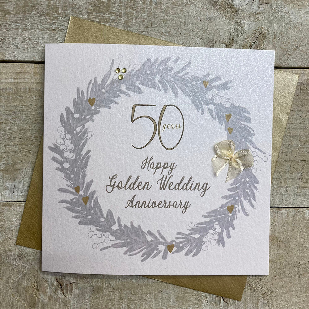 50th Anniversary Wreath Card