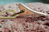 Miss Dee Gold Necklace with Top CZ Heart