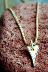 Miss Dee Gold Necklace with Top CZ Heart