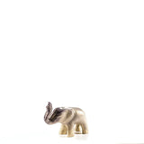 Brushed Silver Elephant Trunk Up Small 5cm