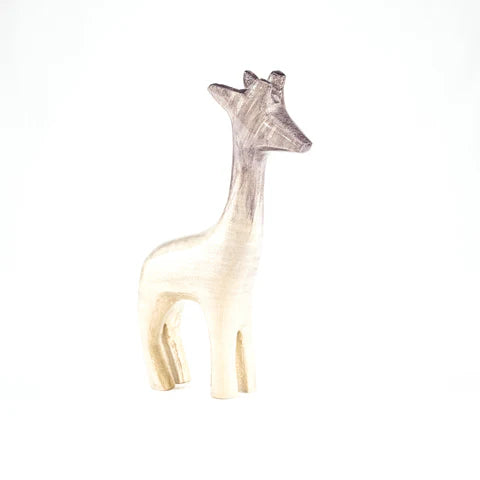 Brushed Silver Giraffe 15cm Large