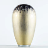 Brushed Silver Vase 18cm Small