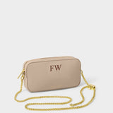 Katie Loxton Remi Slider Chain Crossbody Bag - Light Taupe