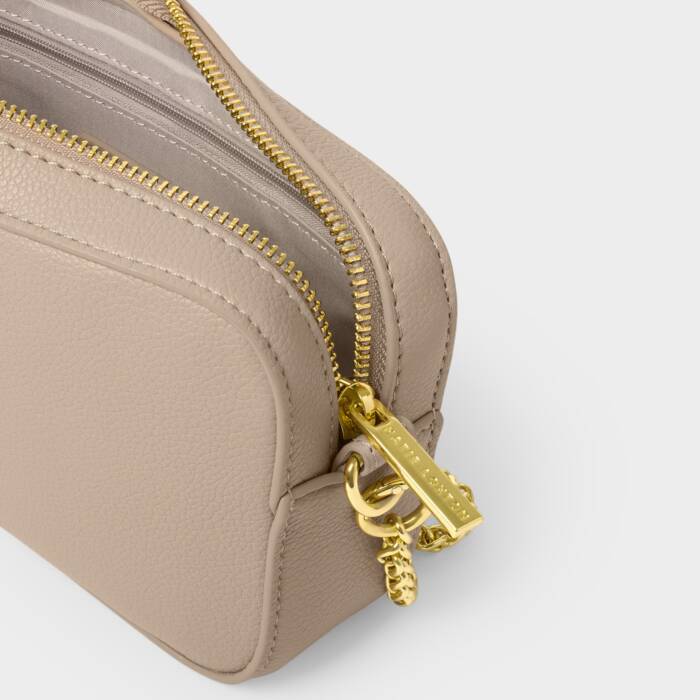 Katie Loxton Remi Slider Chain Crossbody Bag - Light Taupe