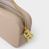 Katie Loxton Remi Slider Chain Crossbody Bag - Light Taupe