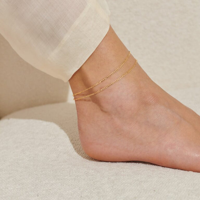 Joma Double Firago Gold Anklet