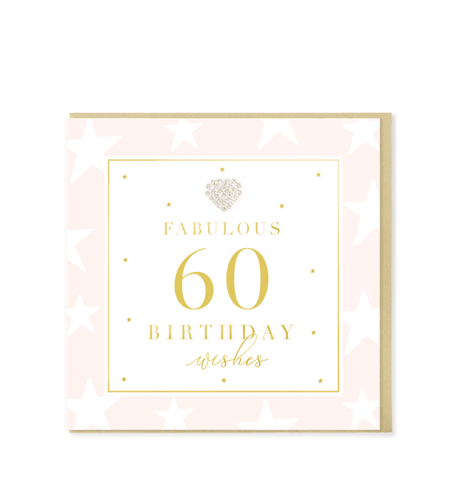 Fabulous 60th Birthday Wishes Card
