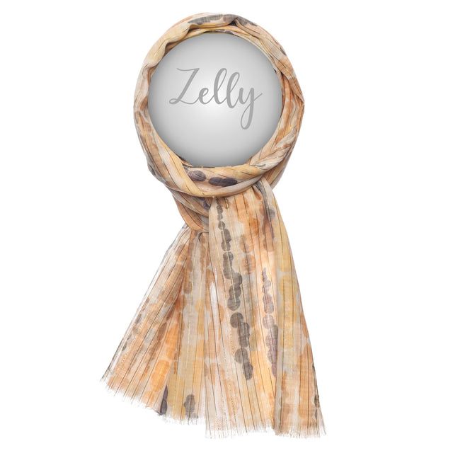 Metalic Thread Scarf - Taupe