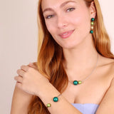 Frost Aura Ball Necklace - Green