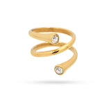 Twist Sky Ring Gold Size 7