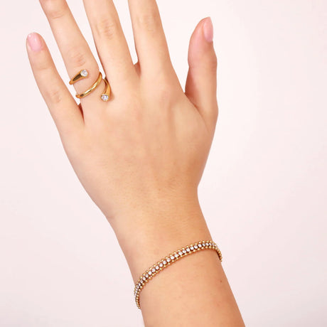 Twist Sky Ring Gold Size 7