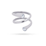 Twist Sky Ring Silver Size 7