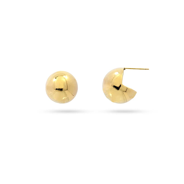 Dome Ball Earrings - GOLD