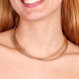 Tubogas Mirage Metallic Multi Chain Necklace