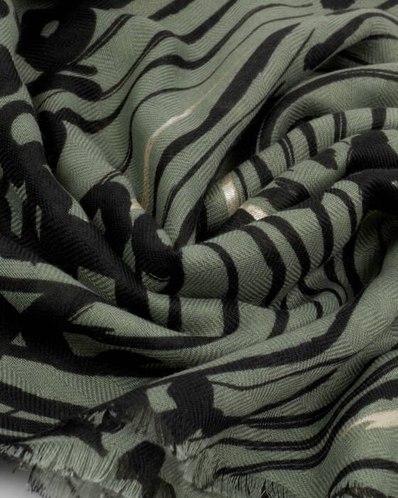 Katie Loxton Abstract Animal Foil Scarf