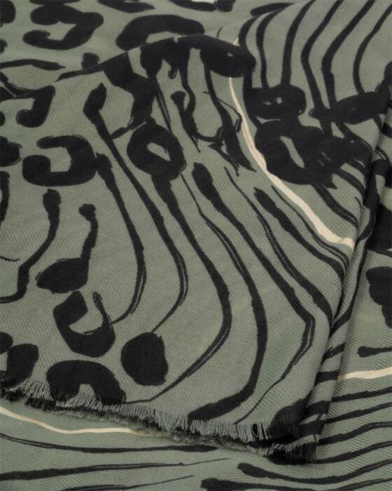 Katie Loxton Abstract Animal Foil Scarf