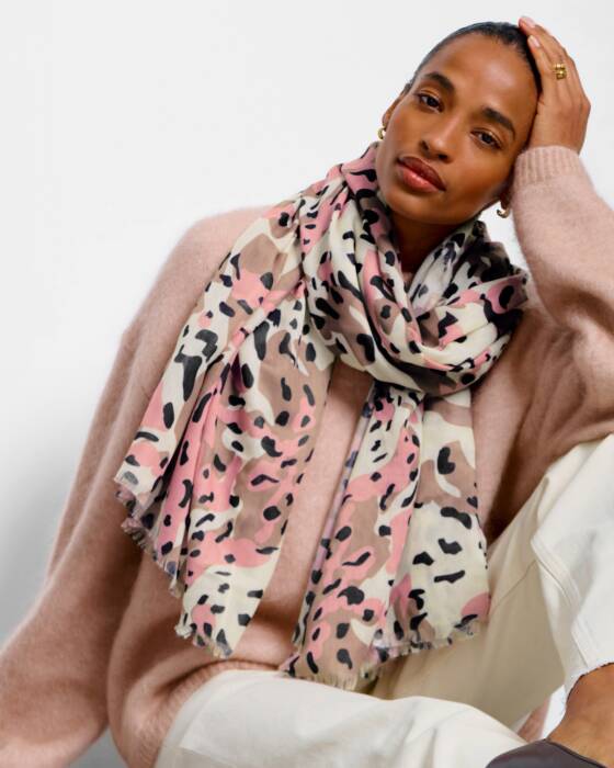 Katie Loxton Tortoiseshell Blush Scarf