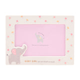 Baby Girl Ceramic Frame