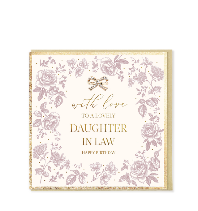 HD Daughter In Law Birthday Card