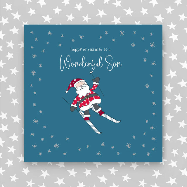 Happy Christmas To A Wonderful Son Card